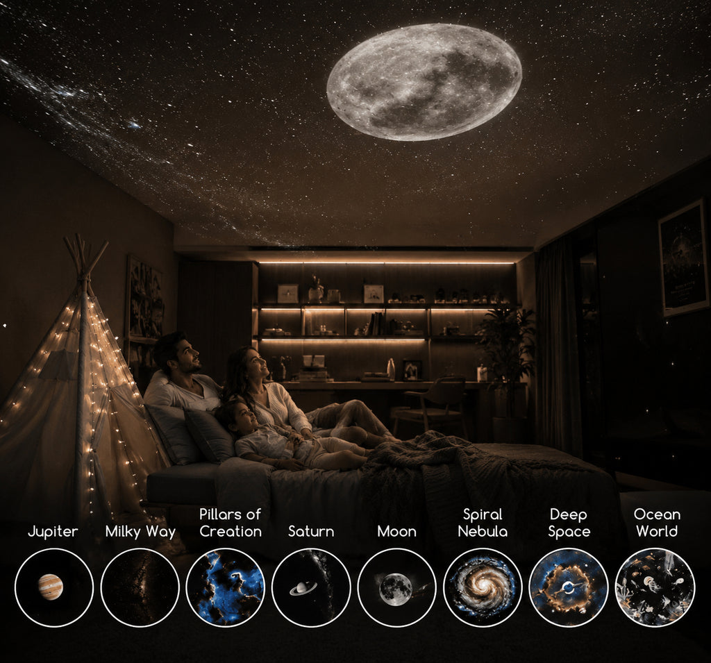 2 in 1 Galaxy Projector and Night Light